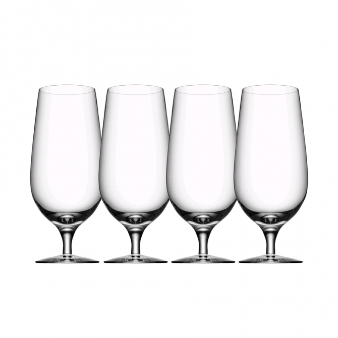 Orrefors Beer Lager Glass Set